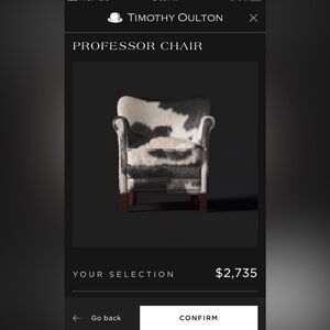 Timothy Oulton "Moo" Black & White Cowhide Sample / Accent Rug